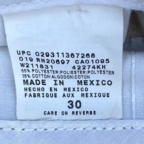 Dickies Tan Khaki Flat Front Relaxed Fit Work or School Uniform Shorts. 30" EUC - Picture 6 of 7